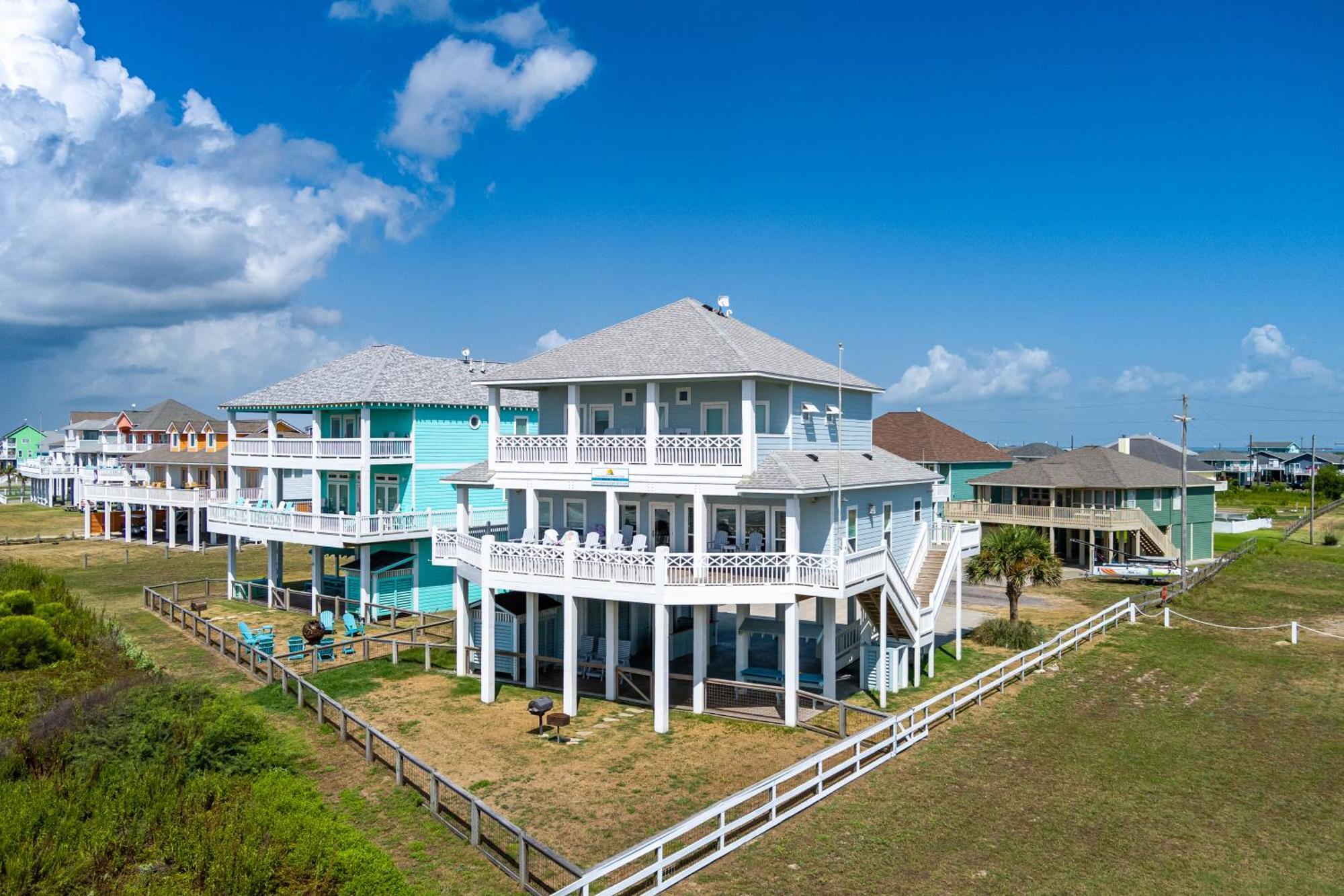 Villa Sea It All Beachfront 4Br! Panoramic Views, Bar & Large Decks Crystal Beach Exterior foto