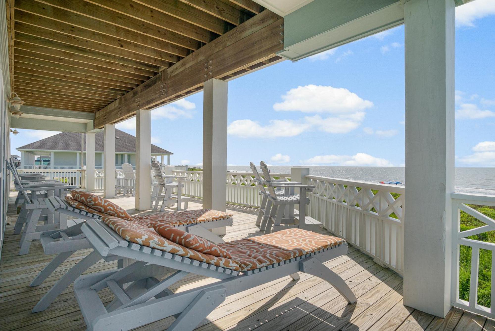 Villa Sea It All Beachfront 4Br! Panoramic Views, Bar & Large Decks Crystal Beach Exterior foto