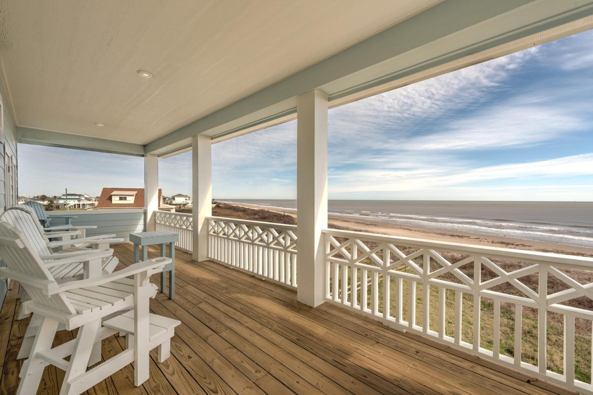 Villa Sea It All Beachfront 4Br! Panoramic Views, Bar & Large Decks Crystal Beach Exterior foto