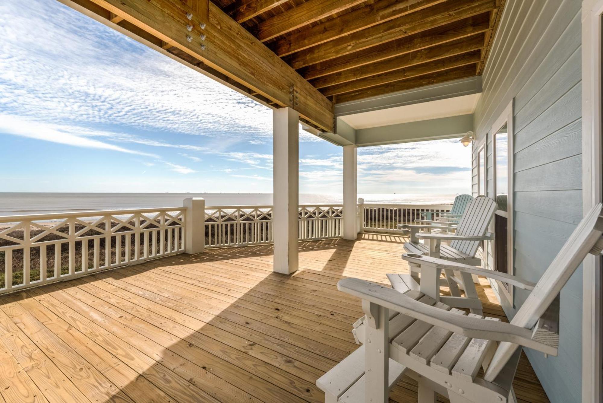 Villa Sea It All Beachfront 4Br! Panoramic Views, Bar & Large Decks Crystal Beach Exterior foto